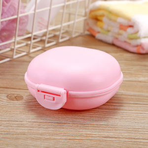 Waterproof Soap Box with Lid Travel Soap Box Toilet Creative Drain Soap Box Travel Portable SoapTray