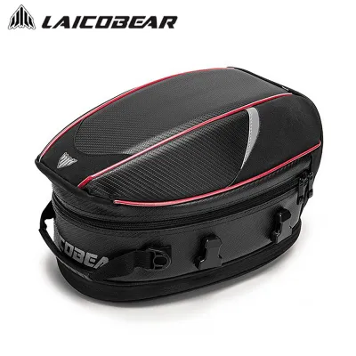 Motorcycle Back Seat Bag Waterproof Large Capacity Motorcycle Tail Bag Universal Motorbike Travel Luggage Saddle Bag