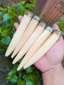 Pipa Cangklong Tulsap Tebal Model Taring Ring Alpaka