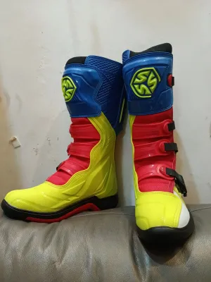 boots moto -x scoyco MBM -003 #40 BU Note:Bawal po sa masilan MAY DAMAGE PO ITO SALE!!!
