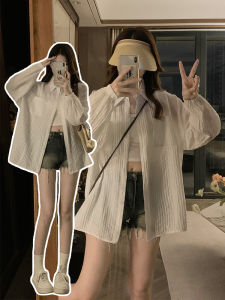 Womens Cotton Linen Sun Protection Shirt Lightweight Outerwear Cardigan Summer New Style Air Conditioned Cover up Top