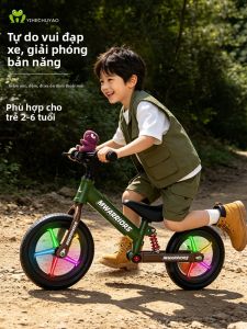 YIHECHUYAO | Xe Đạp Cân Bằng Trẻ Em Có Bánh Xe Hấp thụ Sốc Màu Sắc