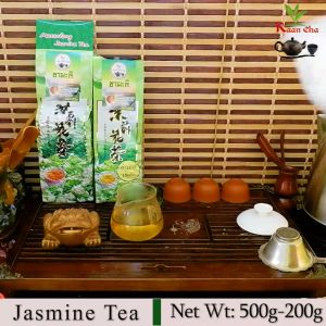 ชามะลิ คัดสรรค์พิเศษ หอมนุ่ม ชุ่มคอ ไม่มีน้ำตาล เป็นธรรมชาติ 500 กรัม