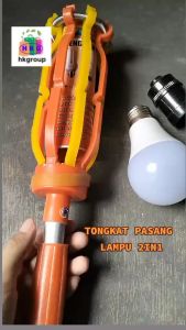 Tongkat Lampu Pengganti 2 in 1: Set Stick Lampu Praktis & Fleksibel