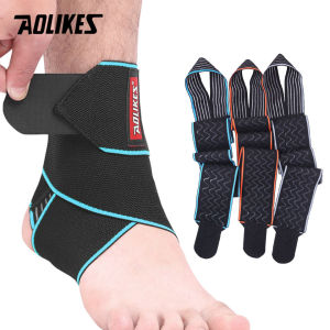 Aolikes | AOLIKES 1PCS Ankle Brace for Sprained Ankle Support Braces Wrap for Stabilizing Tendonitis Basketball Running Sprains Achilles