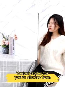 1PCS kitchen wallpaper waterproof oil proof wall decor size 30×30cm Tiles Sticker For Office Kitchen Rooms Bedroom Restaurant