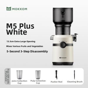 mokkom | Baby-Safe Tritan Screw Separating Pulp and Juice Juicer