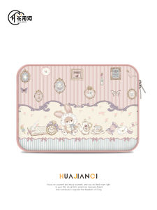 FLORA VERSE | Girls Bear Design Laptop Sleeve for Women