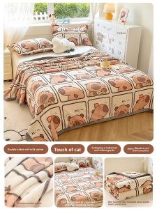 Gaorui | Thick Warm Single Person Flannel Blanket