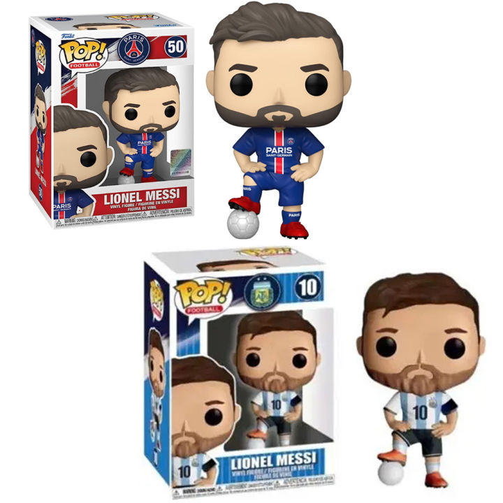 Fastshipment Funko POP Football Stars Lionel Messi #10 #50 Vinyl Action  Figure Collection Model Toy Gift