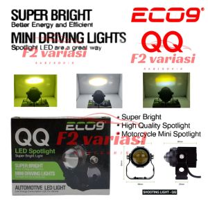 NINE LUXIMOS LAMPU LED SOROT R2 LASER 2 WARNA 3 MODE 40 WATT PUTIH KUNING DAN PUTIH KUNING SHOOTING LIGHT R2 MOTOR DAN MOBIL SUPER TERANG ORIGINAL