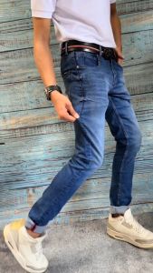Celana Jeans Pria panjang softjeans skinny stretch melar ngaret