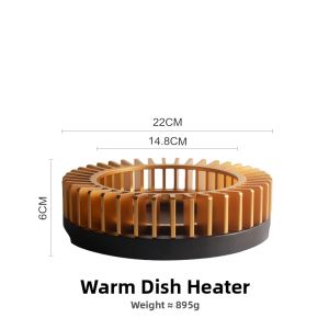 Candle Warmed Ceramic Dining Plate