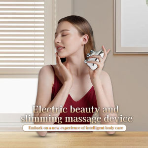 Electric Beauty Massage Device with 7 Colors Light Therapy & EMS Microcurrent Massager for Face and Body