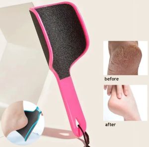 【Grilrigrin】New Curved Foot Rasp Dead Skin Callus Remover Tool Exfoliating Scrub Rub Board Double-sided Pedicure Care Tool Feet Cleaning Supply