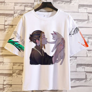 Tokyo Avengers Short Sleeve T-Shirt Zuo Wanshiros Way of Rebirth Japanese Style Anime Peripheral Teen Clothes Summer