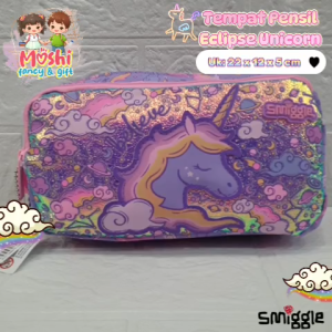 Tempat Pensil Motif Unicorn Rainbow / Tempat Alat Tulis Anak Perempuan Awan Pink Pelangi Unicorn Anak SD SMP SMA/ Stationary Girl