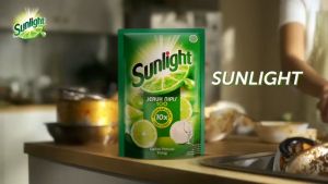 Sunlight 2000 kemasan pouch saset 90ml Jeruk Nipis 100 Refill