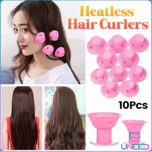 Need. 10Pcs/Set Heatless Hair Curlers Soft Silicone Curls Lazy Curling Rods Hair Styling Tools