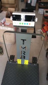 Timbangan Duduk Digital Alexa 300 kg - 600kg Electronic Bench Scale Dua Layar Cahaya Adil Double Display Platform Papan Lebar Besi Pakai Rodak Kokoh