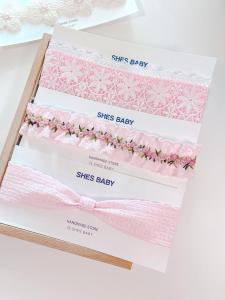 Korean Style Baby Girl Lace Hairband One Year Old Photo High Elasticity Headwear Sweet Fashion Accessories for Infants