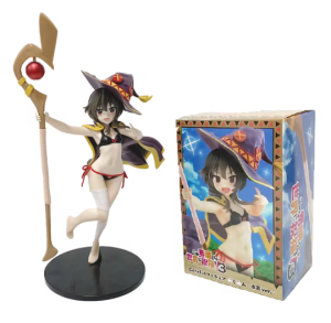 Bandai | New Anime figure KonoSuba: Gods blessing in this wonderful world! Megumin the Great Magician Mayor Beautiful Figure Model Toy