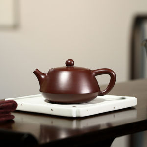 Yixing Pure Handmade Purple Clay Pot Raw Ore Purple Cinnabar Sand Large Capacity Yung Days Pot For Home Kung Fu Xi Shi Antique Teapot