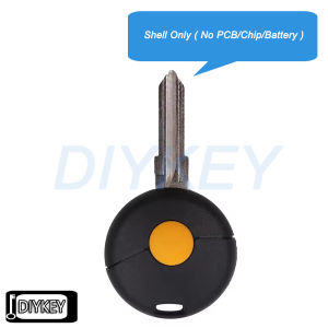 1 Button Case Remote Car Key Fob Shell Cover for Mercedes-Benz Smart Fortwo 450 Cabrio City Cross Forfour W124 W202 W210