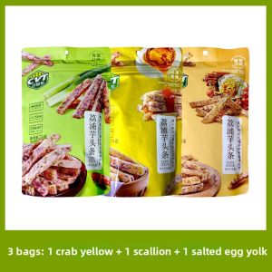 CVT | Crispy Non-Fried Taro Chips Savory Crab Roe and Salted Egg Yolk Flavor