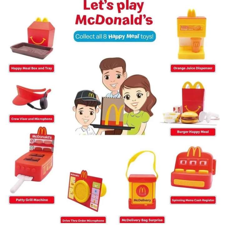 2022 McDonald's Happy Meal TOY Collection Kitchen Toy Lazada