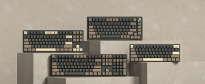 WOMIER 138 Keys Retro Brown Gray PBT Keycap Double Shot Cherry Profile Key caps for Cherry MX Switches Mechanical Gamer Keyboard