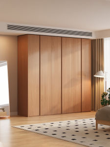 Wood Style Tall Storage Wardrobe 1 Door