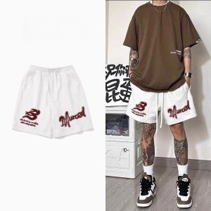 Quần Short Thể Thao Cotton Cỡ Lớn 300 Pound Phong Cách Đường Phố Mùa Hè Thiết Kế Cổ Điển Quần Dài Năm Điểm Quần Dài Thường Ngày Cho Nam