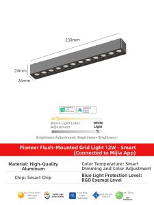 JINGYA | Ceiling-Free Surface Mounted Track Lighting Ultra-Thin Magnetic