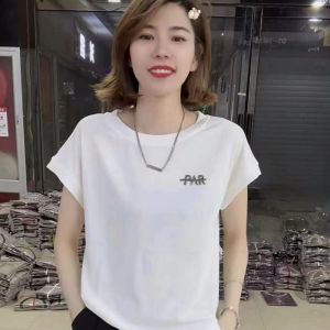 QIAOXIZI | Slimming Loose Casual T-shirt for Middle-aged and Elderly Women