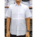 Baju Kemeja Putih Polos Pria Wanita CPNS P3K Training Kerja Formal Kantor Kuliah Seragam Sekolah Lengan Pendek Panjang. 