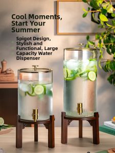 CRISTALGLASS | High-temperature Resistant Beverage Dispenser with Tap
