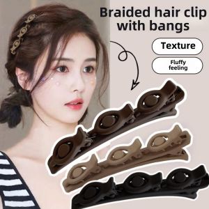 Princess Style Double Layer Hair Comb Womens Side Part Hair Accessory Fluffy Forehead Clip Fashionable Hairdressing Tool