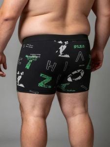 Bộ Quần Short Nam Cỡ Lớn 4 Món - Quần Lót Thể Thao Thoải Mái In Họa Tiết Bốn Mùa Cạp Chun Co Giãn 1XL-7XL
