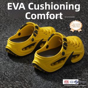 ECAC | Anti-slip & Anti-odor Dimpled Clogs Thick Sole Arch Support Sandals
