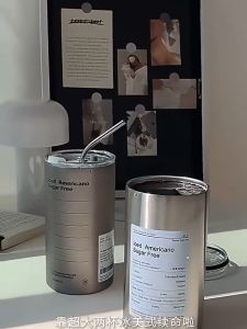 Cangkir Termos Portabel 600Ml & Botol Air Anti Bocor Terisolasi