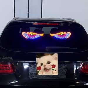 ไฟแต่งรถ สวยๆ ติดตั้งง่าย แบบไดนามิกบิ๊กปีศาจตาแสง รถยนต์ รถรถบรรทุก โคมไฟแก้ว Devil Eye Light LED เสียบUSB ใช้งานได้เลย