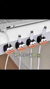 ที่จัดระเบียบสายไฟ ที่ยึดสายไฟ ที่เก็บสายหูฟัง ช่วยจัดระเบียบสายไฟให้เรียบร้อย แก้ปัญหาสายไฟยุ่งเหยิง