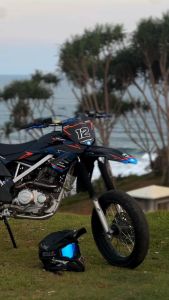 Decal Stiker Motor Trail KLX 150 KLX BF Desain Terbaru KLX - 12
