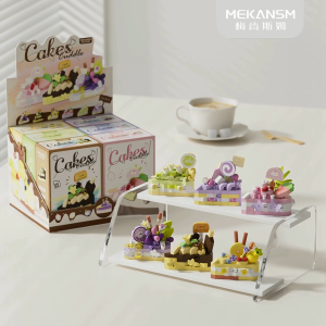 Induk Edukasi Mainan Kue Brick Bangunan 3D Susun Edukasi Mainan Balok Hadiah Tahun