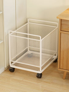 Movable High Capacity Book Storage Rack with Wheels