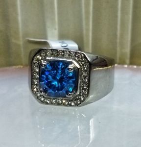 Cincin Batu Permata King Sapphire Cutting