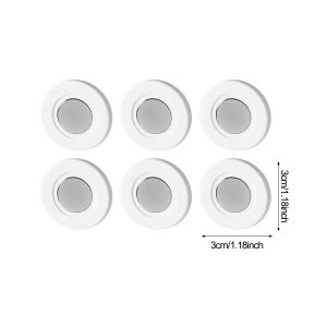 3/6/12Pcs Strong Magnetic Remote Control Holder Wall Mount Adhesive TV/Air Conditioner Remote Control Holder For Home Office