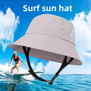 Professional Surfing Hat Water Sports Sun Protection Cap Mens Summer Fisherman Hat Womens Beach Sand Bucket Hat Casual Style