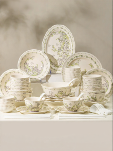 mornenjoy | Glazed Undercolor High Appearance Wedding Gift Tableware Set